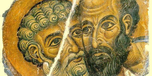 Petrus und Paulus Vatopedi-Kloster Athos, 12. Jh.